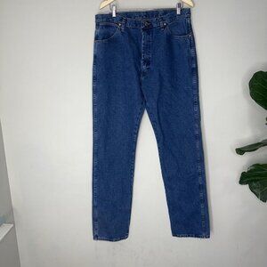 Wrangler Cowboy Cut Men’s Jeans NWT 36 X 38 Straight Leg Classic Logo VTG Style
